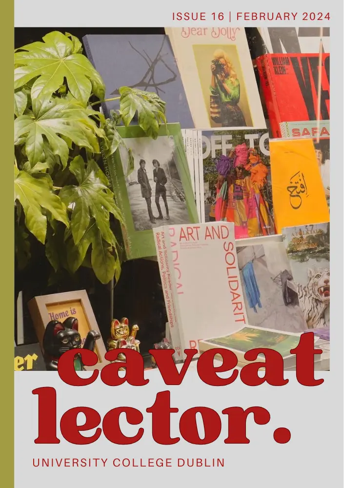 Cover of the 16th issue of Caveat Lector from Autumn 2023